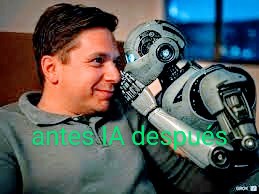 antes IA después 